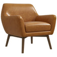 Panom Tan Leather Lounge Chair by Ashcroft Furniture at Eve Furniture