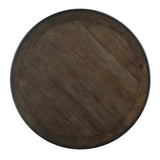 Asher Black/Brown 5-Piece Round Counter Height Dining Set by Homelegance at Eve Furniture