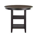 Asher Black/Brown Counter Height Table by Homelegance at Eve Furniture
