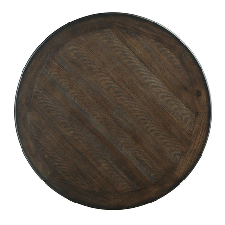 Asher Black/Brown Counter Height Table by Homelegance at Eve Furniture
