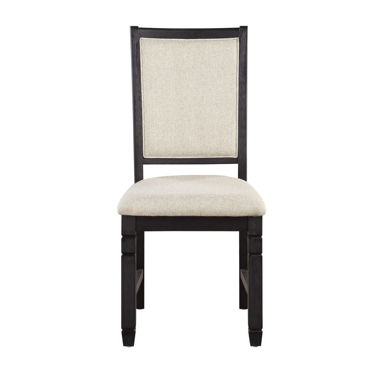 Asher Black/Brown Round 5-Piece Dining Room Set by Homelegance at Eve Furniture