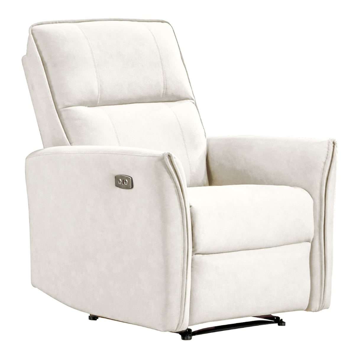 Asheville Cream Suede Recliner Chair