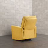 Asheville Dark Yellow Suede Recliner Chair by Ashcroft Furniture at Eve Furniture