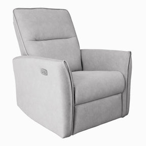 Asheville Grey Suede Recliner Chair by Ashcroft Furniture at Eve Furniture
