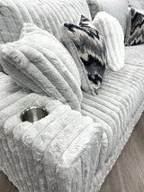 Ashira Gray Oversized Sectional by Happy Homes at Eve Furniture