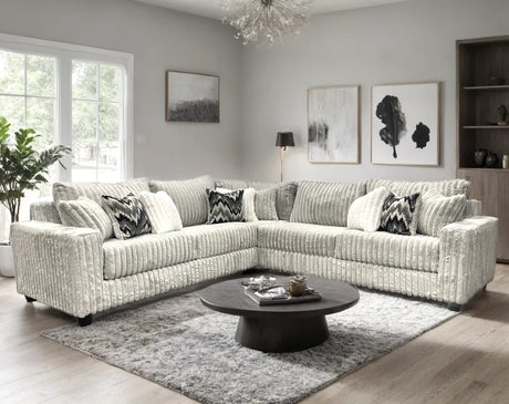Ashira Gray Oversized Sectional by Happy Homes at Eve Furniture