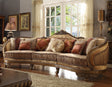 Ashira Van Dyke Brown Fabric Sectional Sofa by Homey Design at Eve Furniture