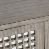 Ashlar Brown Six-Door Sideboard by Crestview at Eve Furniture