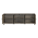 Ashlar Brown Six-Door Sideboard by Crestview at Eve Furniture