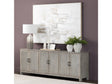 Ashlar Brown Six-Door Sideboard by Crestview at Eve Furniture