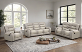 Ashley Gray 3-Piece Reclining Living Room Set by Happy Homes at Eve Furniture