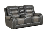 Ashley Gray Two-Tone 3-Piece Reclining Living Room Set by Happy Homes at Eve Furniture