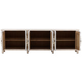 Ashlin Sideboard, White Wash by Dovetail at Eve Furniture