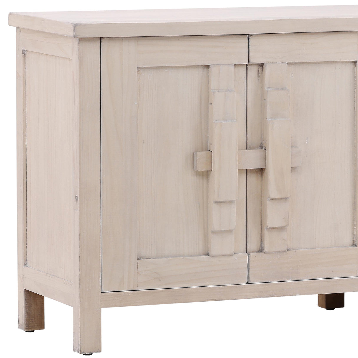 Ashlin Sideboard, White Wash by Dovetail at Eve Furniture