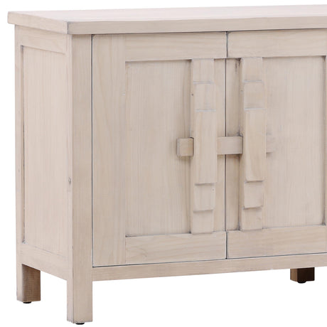Ashlin Sideboard, White Wash by Dovetail at Eve Furniture
