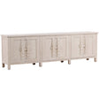Ashlin Sideboard, White Wash by Dovetail at Eve Furniture