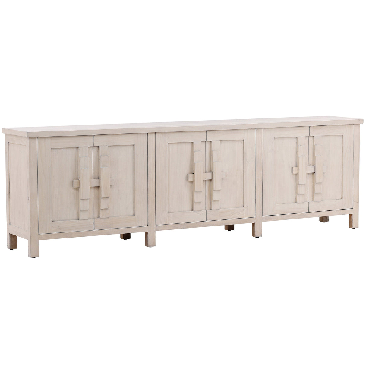 Ashlin Sideboard, White Wash by Dovetail at Eve Furniture