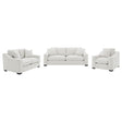Ashlyn Sand 3-Piece Upholstered Track Arm Living Room Set by Coaster at Eve Furniture