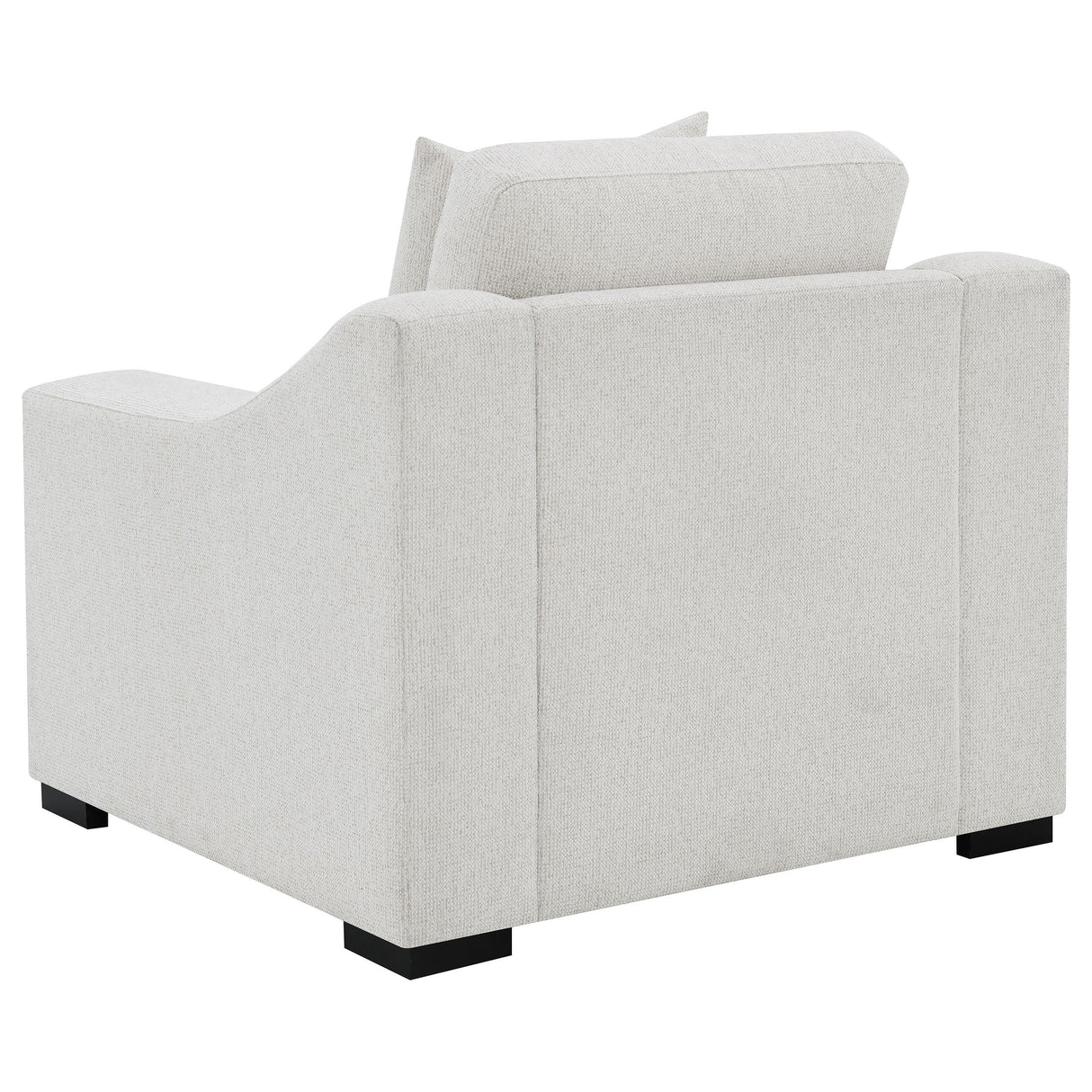 Ashlyn Sand Fabric Upholstered Track Arm Accent Chair by Coaster at Eve Furniture
