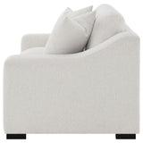 Ashlyn Sand Fabric Upholstered Track Arm Loveseat by Coaster at Eve Furniture
