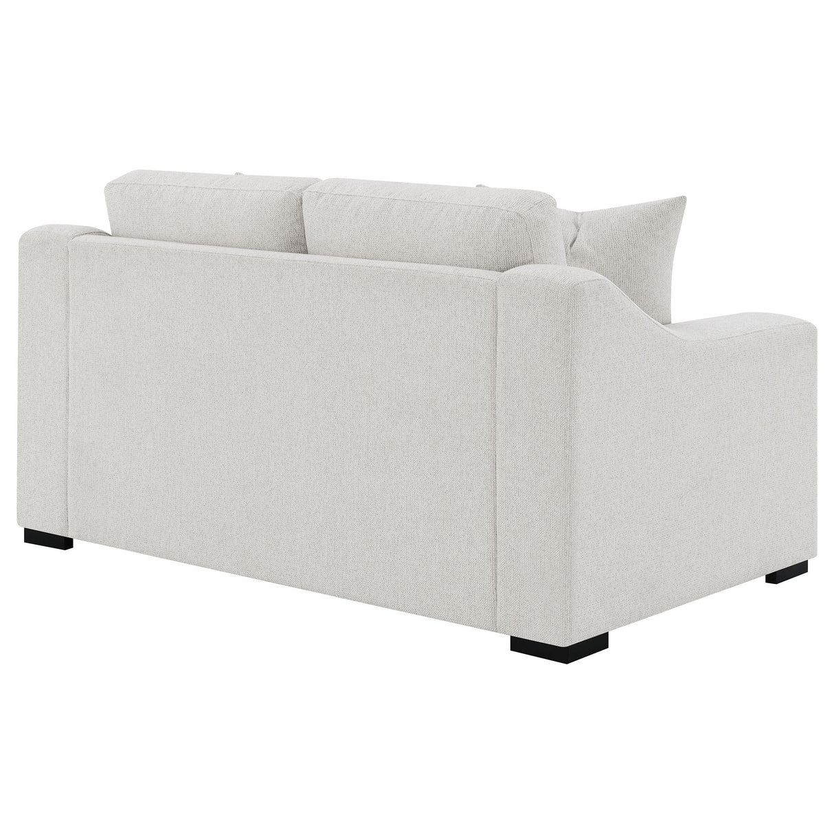 Ashlyn Sand Fabric Upholstered Track Arm Loveseat by Coaster at Eve Furniture