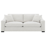 Ashlyn Sand Fabric Upholstered Track Arm Sofa by Coaster at Eve Furniture