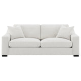 Ashlyn Sand Fabric Upholstered Track Arm Sofa by Coaster at Eve Furniture