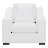 Ashlyn White Upholstered Sloped Arms Chair by Coaster at Eve Furniture