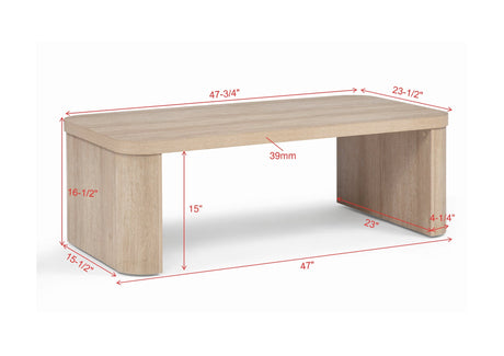 Ashton Natural 3-Piece Cocktail Set by Crown Mark at Eve Furniture