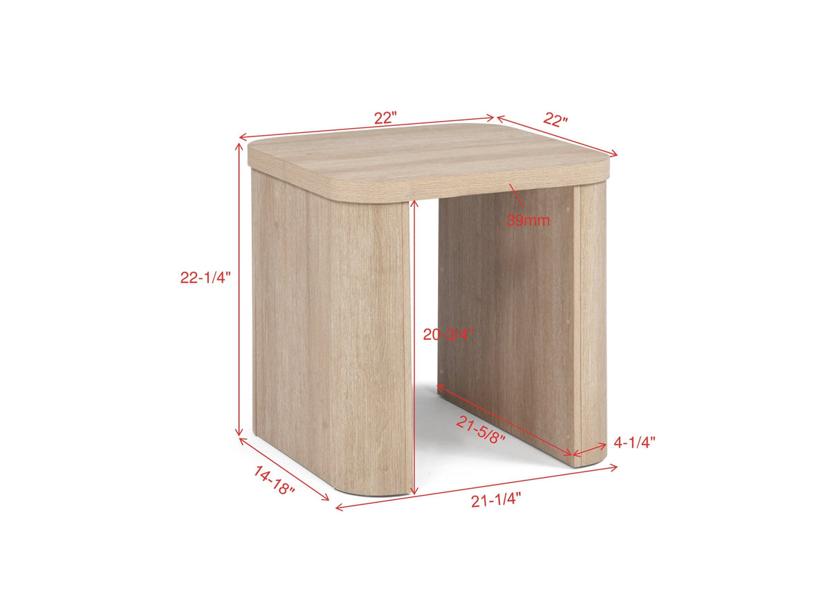 Ashton Natural 3-Piece Cocktail Set by Crown Mark at Eve Furniture