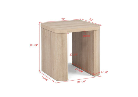 Ashton Natural 3-Piece Cocktail Set by Crown Mark at Eve Furniture