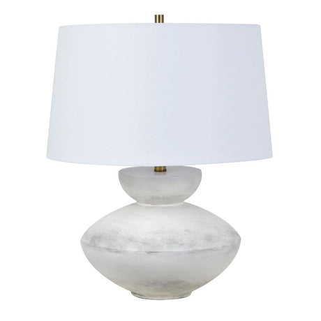 Ashton White Table Lamp by Crestview at Eve Furniture