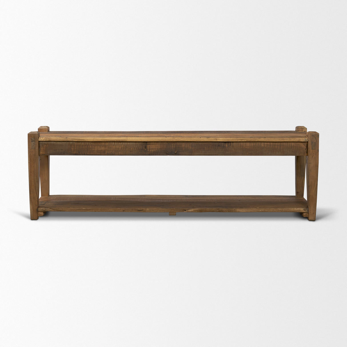 Ashwick Dark Brown Reclaimed Wood Bench by Mercana at Eve Furniture