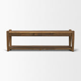 Ashwick Dark Brown Reclaimed Wood Bench by Mercana at Eve Furniture