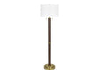 Ashwin Brown/Gold Floor Lamp by Crestview at Eve Furniture