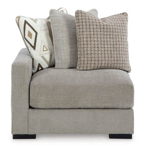 Aslan Court Pebble 3-Piece Right Arm Facing (RAF) Chaise Sectional by Ashley at Eve Furniture