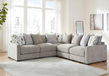 Aslan Court Pebble 5-Piece Sectional by Ashley at Eve Furniture