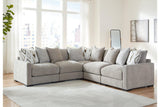Aslan Court Pebble 5-Piece Sectional by Ashley at Eve Furniture