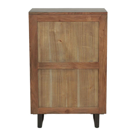 Aspen 34" Tall Chest in Smoked Acacia by Home Trends & Design at Eve Furniture