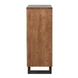 Aspen 34" Tall Chest in Smoked Acacia by Home Trends & Design at Eve Furniture