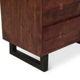 Aspen 34" Tall Chest in Walnut by Home Trends & Design at Eve Furniture