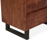 Aspen 34" Tall Chest in Walnut by Home Trends & Design at Eve Furniture