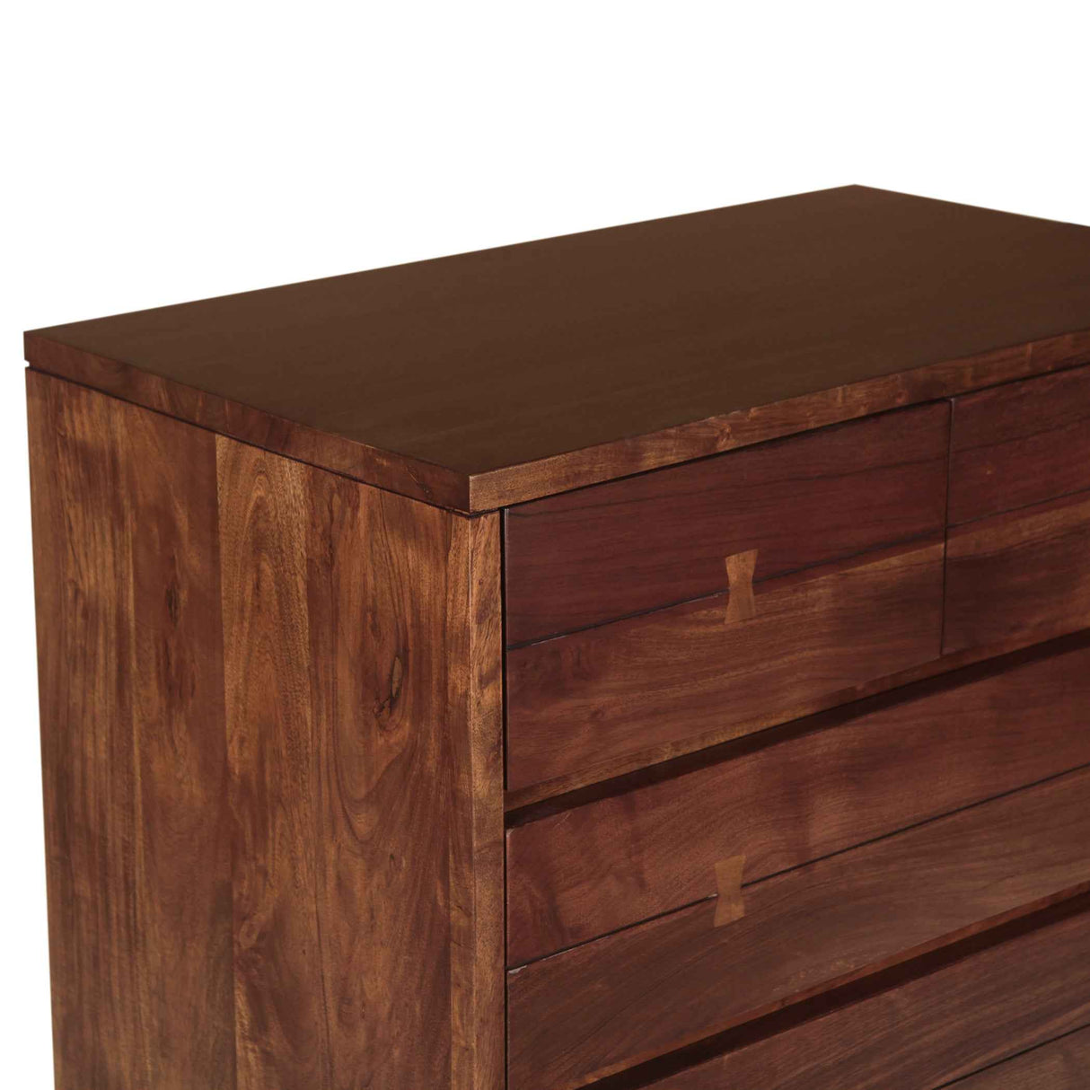 Aspen 34" Tall Chest in Walnut by Home Trends & Design at Eve Furniture