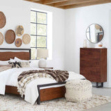 Aspen 34" Tall Chest in Walnut by Home Trends & Design at Eve Furniture