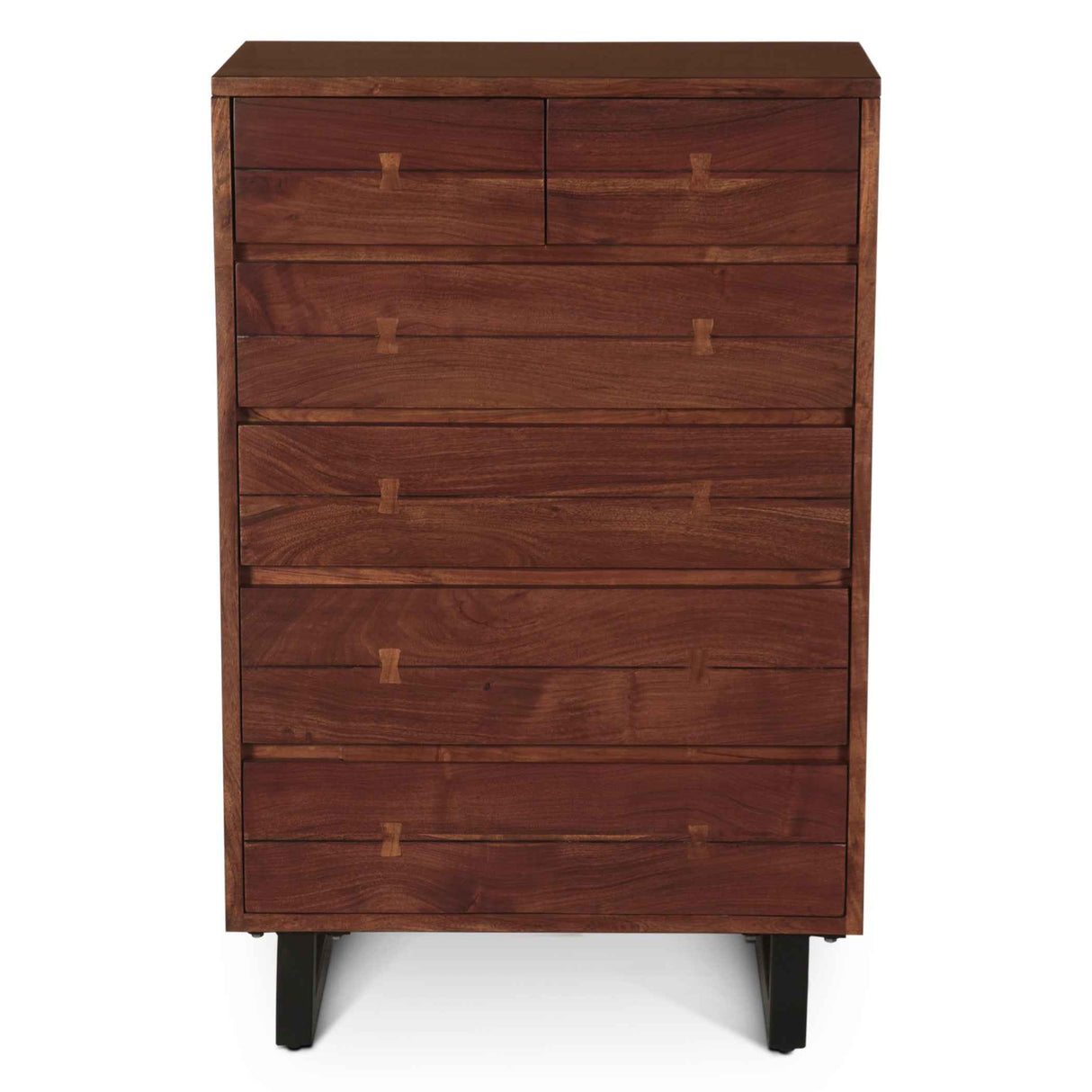 Aspen 34" Tall Chest in Walnut by Home Trends & Design at Eve Furniture