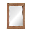 Aspen 43" Mirror Frame in Smoked Acacia by Home Trends & Design at Eve Furniture