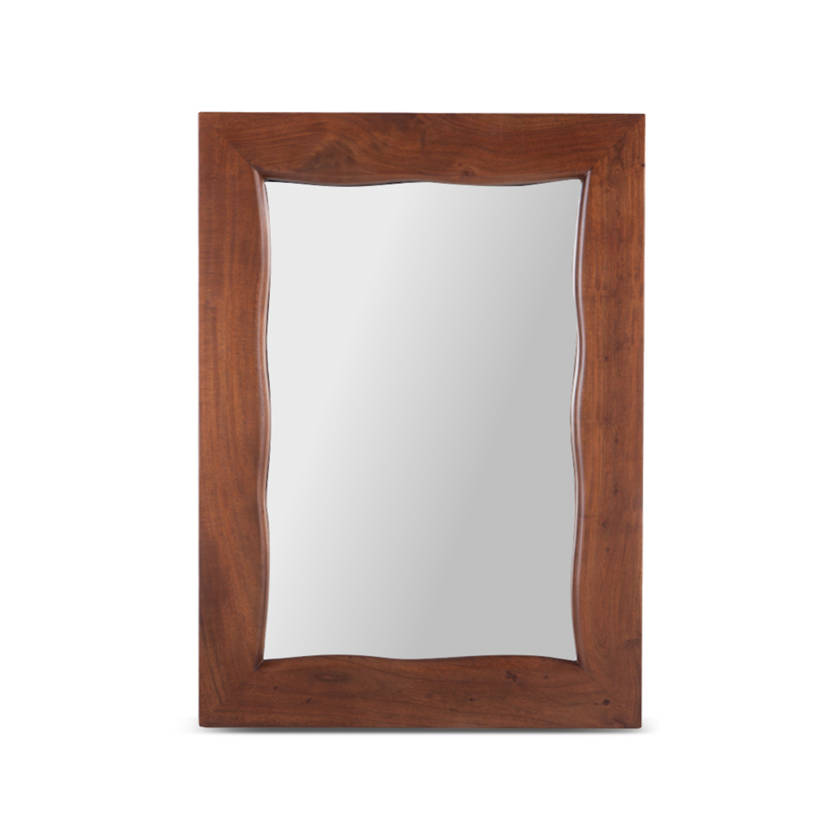 Aspen 43" Mirror Frame in Walnut by Home Trends & Design at Eve Furniture