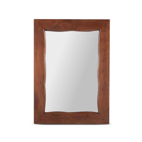 Aspen 43" Mirror Frame in Walnut by Home Trends & Design at Eve Furniture