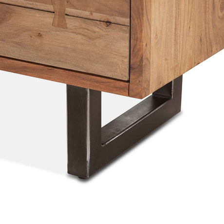 Aspen 58" Six Drawer Dresser in Walnut by Home Trends & Design at Eve Furniture