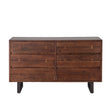 Aspen 58" Six Drawer Dresser in Walnut by Home Trends & Design at Eve Furniture